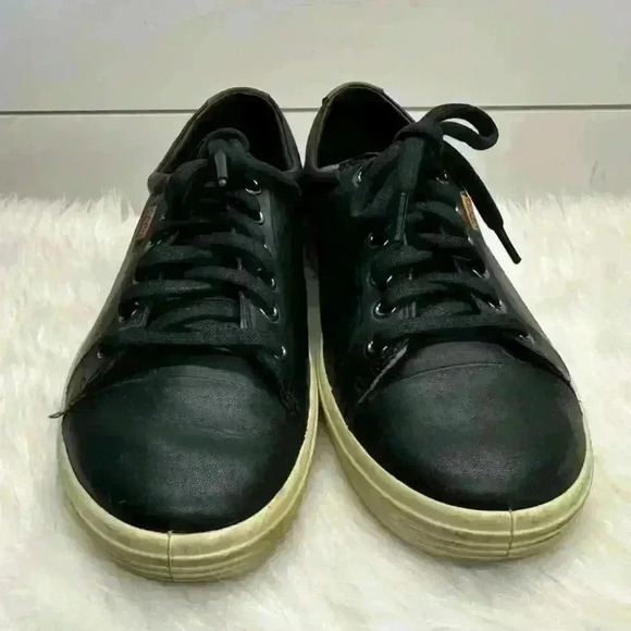 ECCO Men’s Comfort Lace up Soft Leather SNEAKERS US Size 8 - Picture 4 of 11